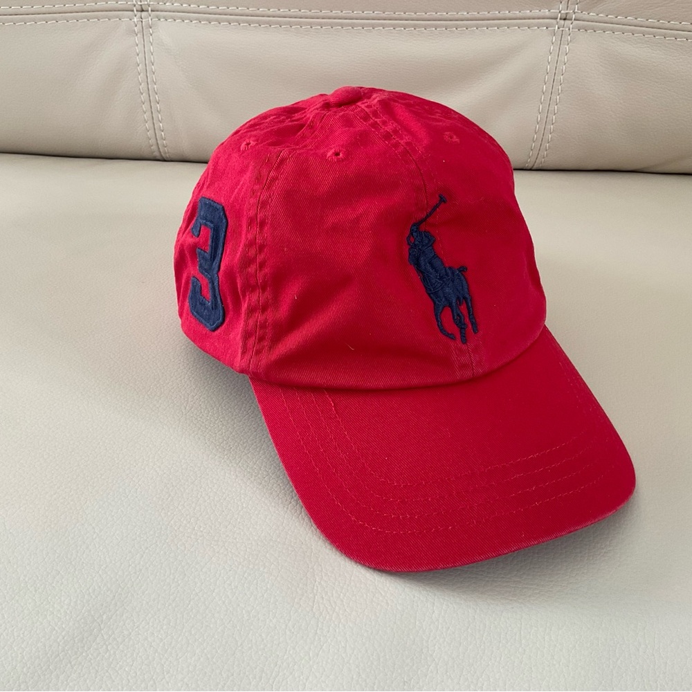 POLO Ralph Lauren Big Pony Cotton Ball Cap, Size 8-20